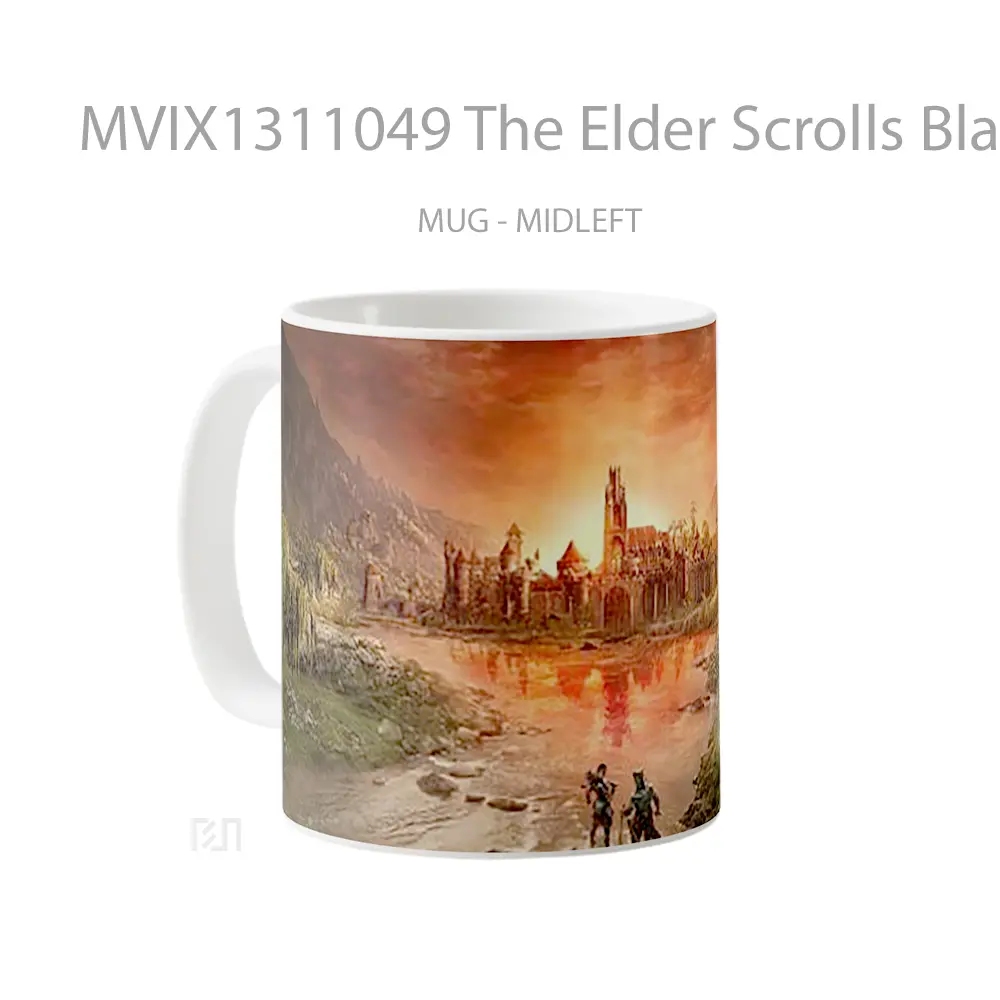 Mug The Elder Scrolls Blackwood Gelas Keramik Unik - All-side / Desain