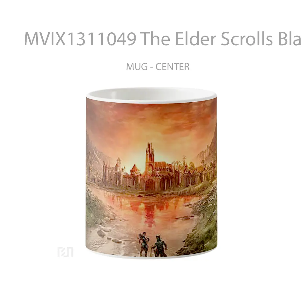 Mug The Elder Scrolls Blackwood Gelas Keramik Unik