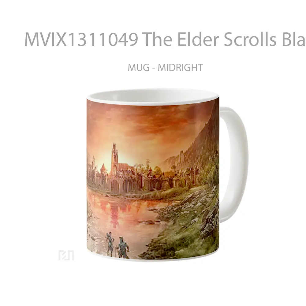 Mug The Elder Scrolls Blackwood Gelas Keramik Unik - All-side / Desain