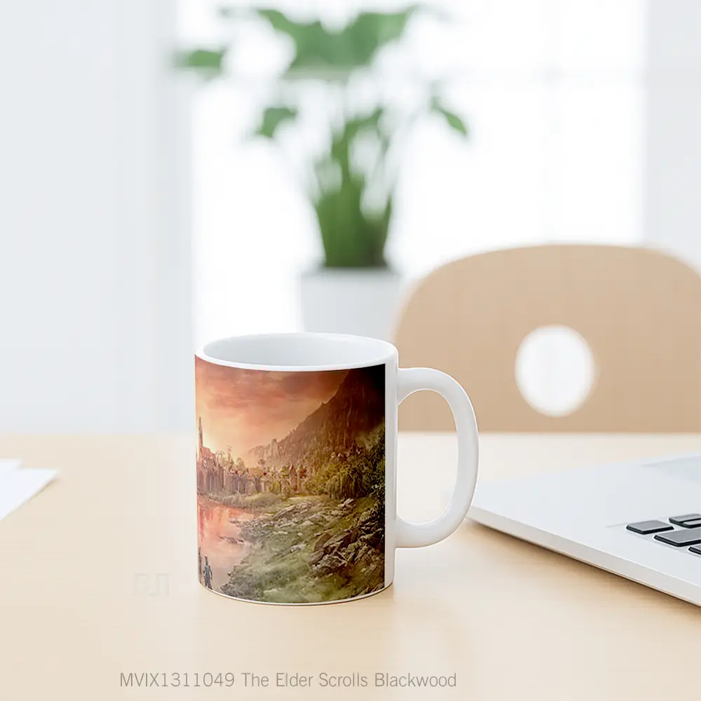 Mug The Elder Scrolls Blackwood Gelas Keramik Unik - All-side / Desain