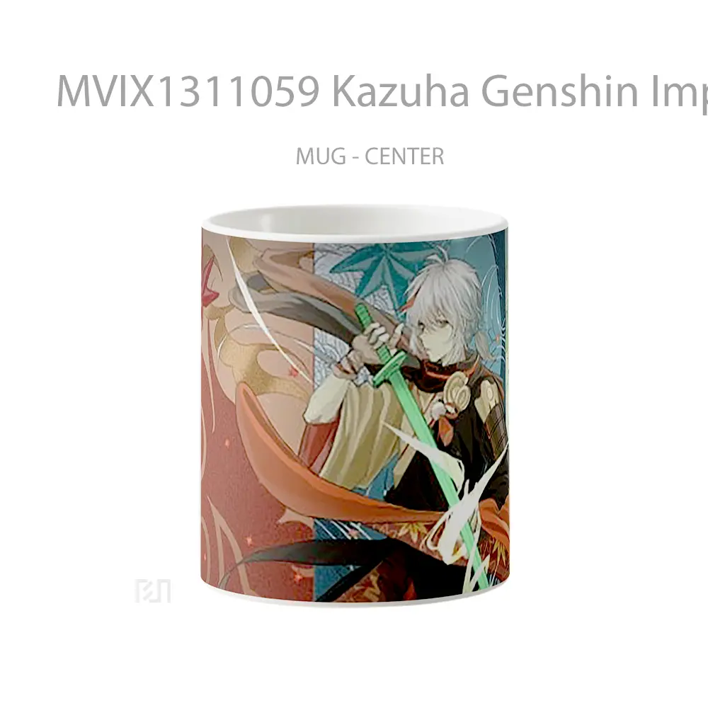 Mug Kazuha Genshin Impact Art Cangkir Gamer
