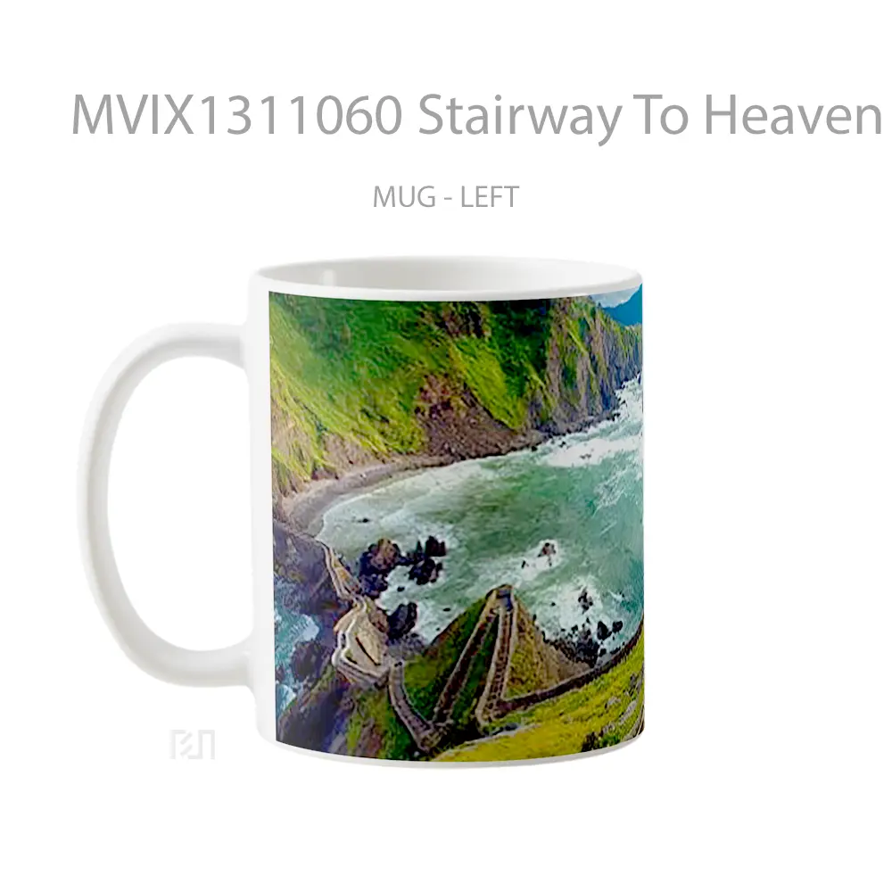 Mug Stairway To Heaven Gelas Keramik Unik - All-side / Desain