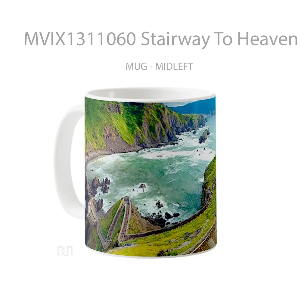 Mug Stairway To Heaven Gelas Keramik Unik - All-side / Desain