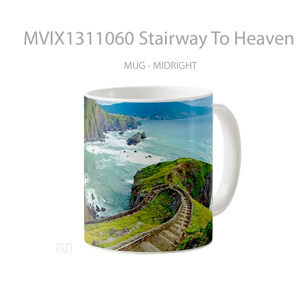 Mug Stairway To Heaven Gelas Keramik Unik - All-side / Desain