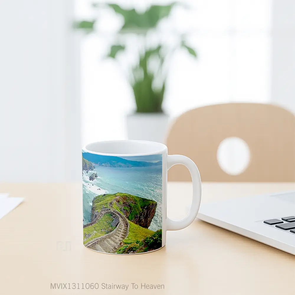 Mug Stairway To Heaven Gelas Keramik Unik - All-side / Desain