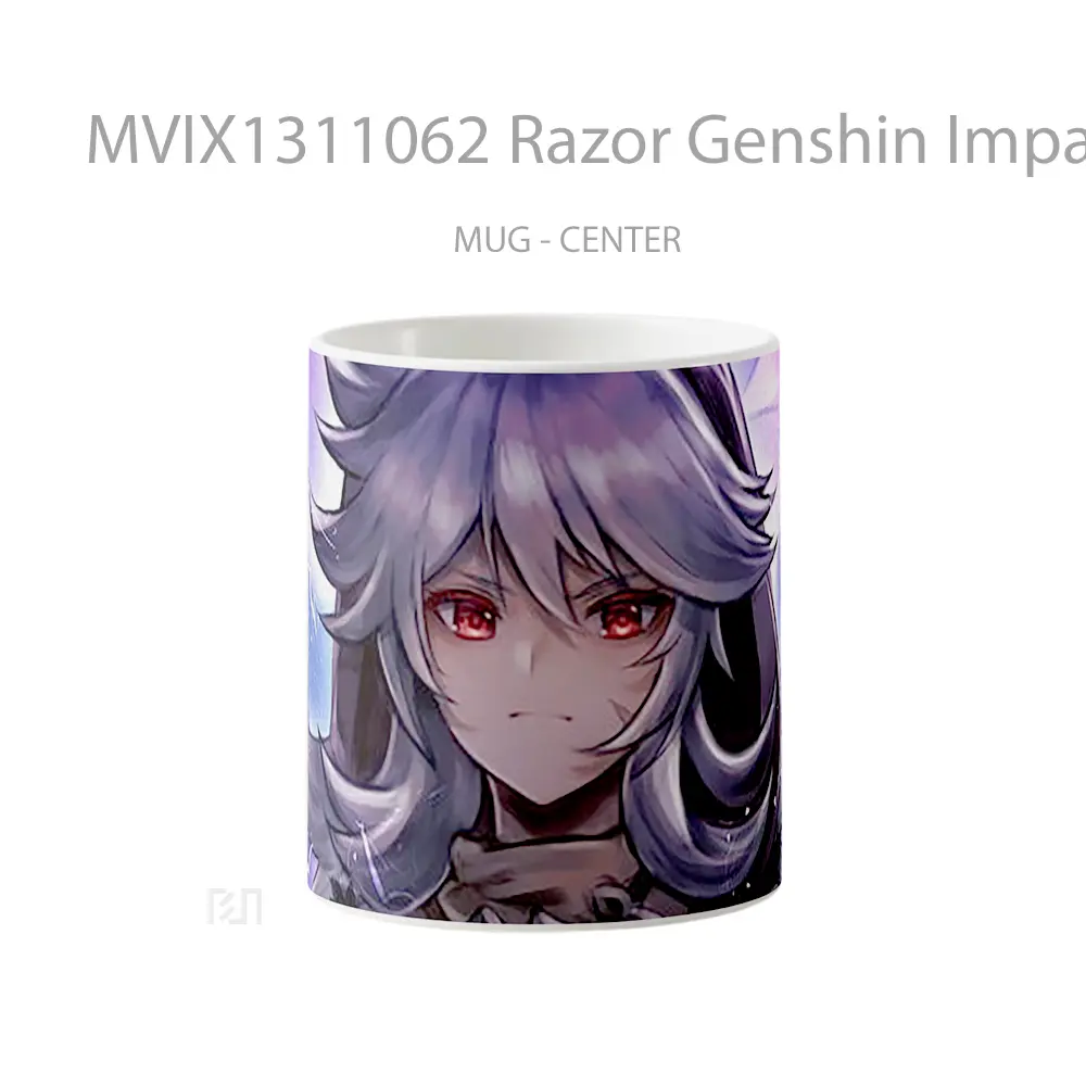 Mug Razor Genshin Impact Art Cangkir Gamer