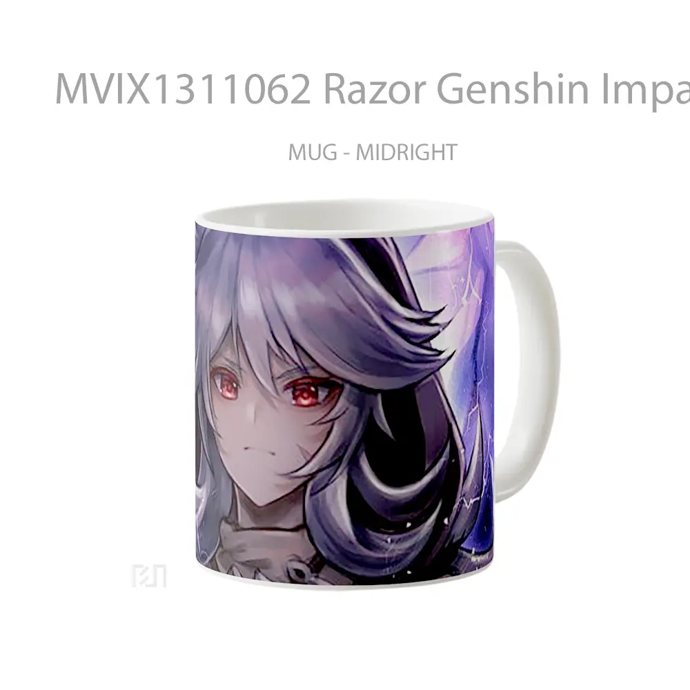 Mug Razor Genshin Impact Art Cangkir Gamer - All-side / Desain