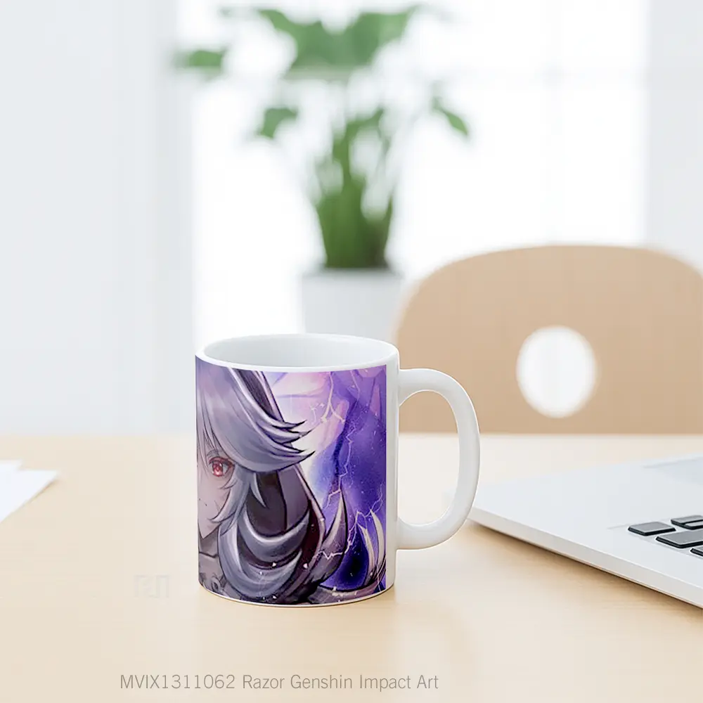 Mug Razor Genshin Impact Art Cangkir Gamer - All-side / Desain