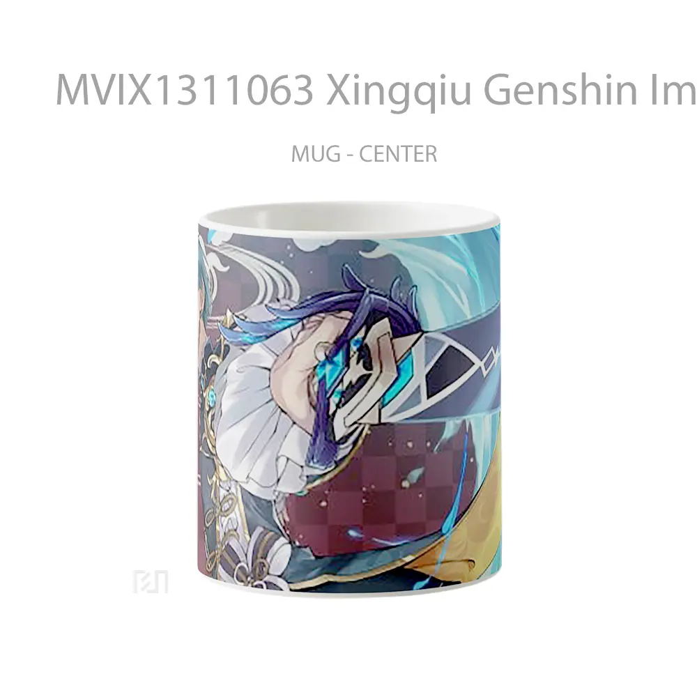 Mug Xingqiu Genshin Impact Art Cangkir Gamer