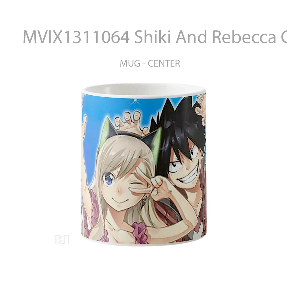 Mug Shiki And Rebecca Characters From Edens Zero Gelas Keramik Unik
