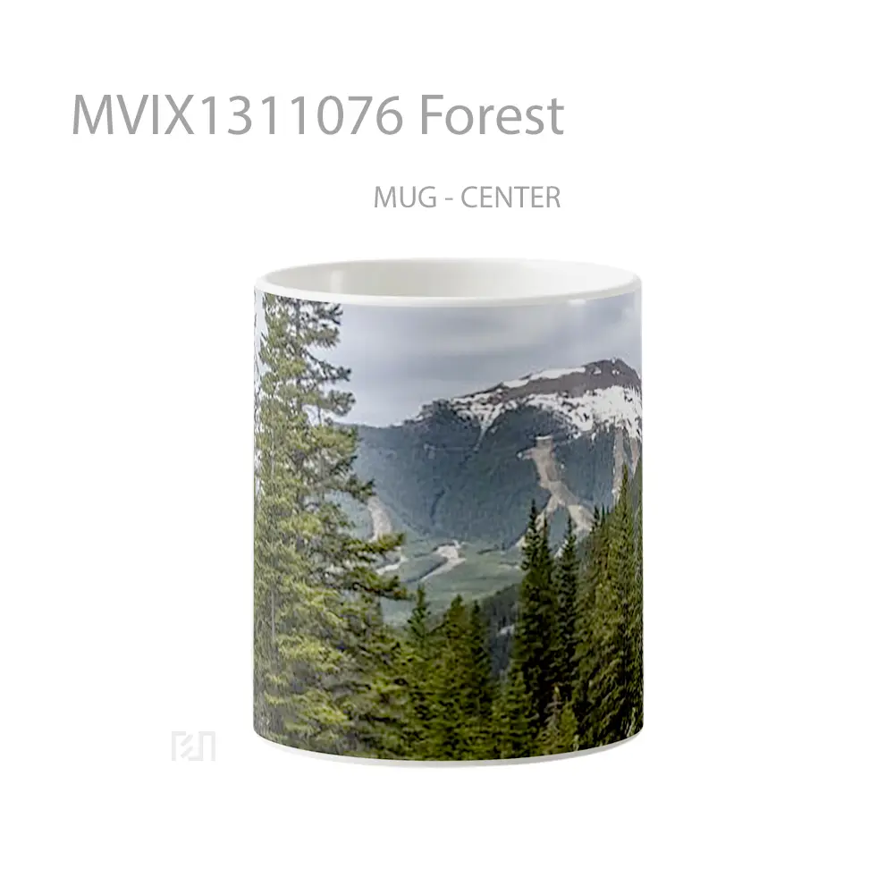 Mug Forest Gelas Pemandangan Alam