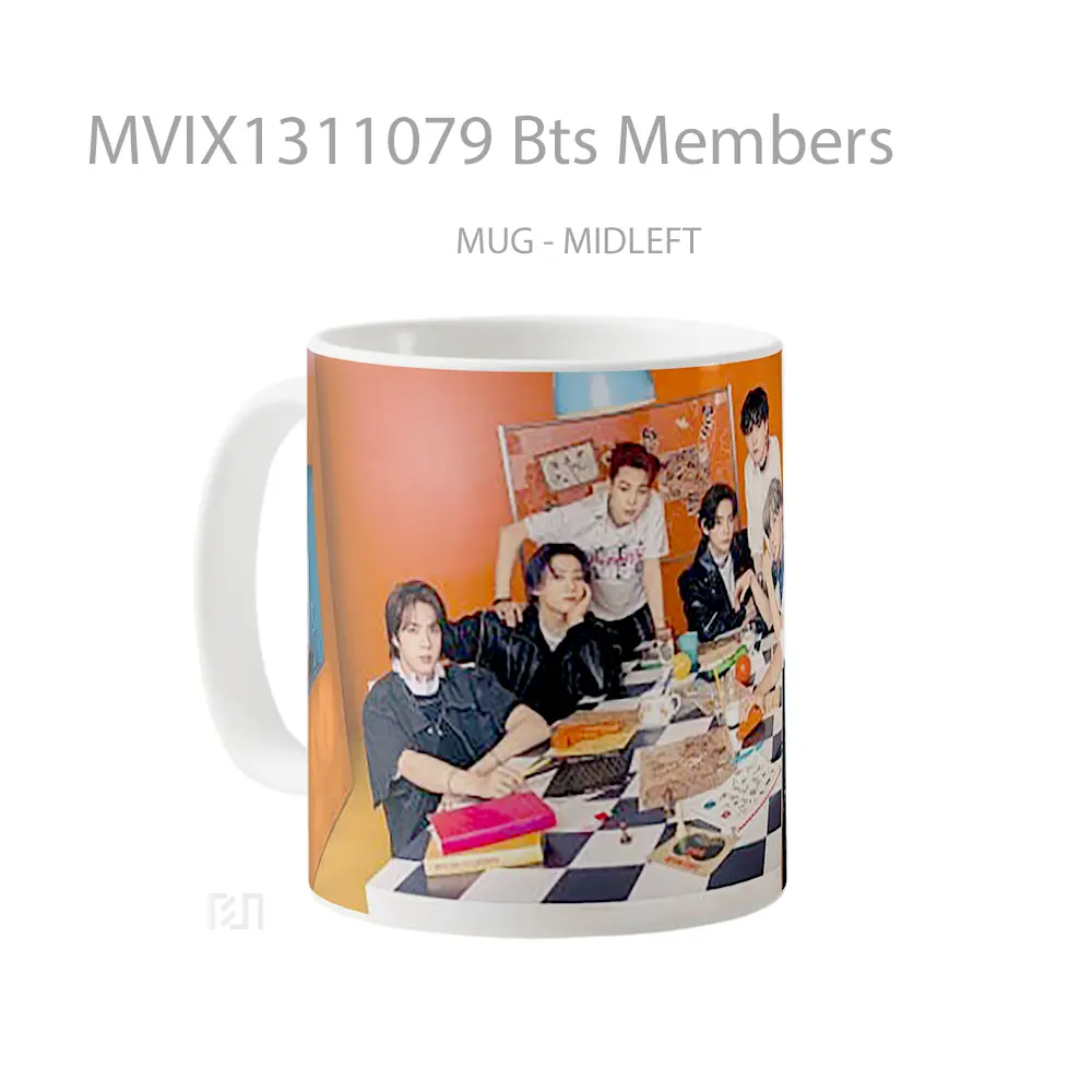 Mug Bts Members Gelas Keramik Unik - All-side / Desain