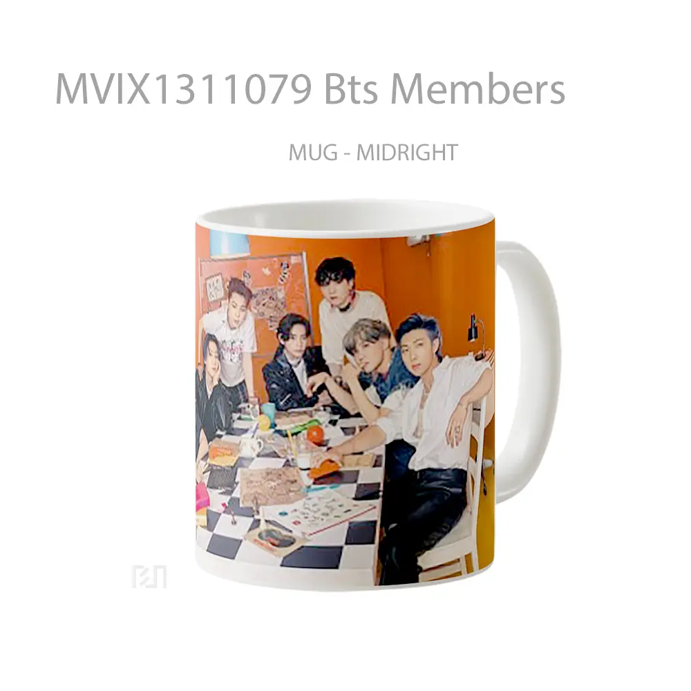 Mug Bts Members Gelas Keramik Unik - All-side / Desain