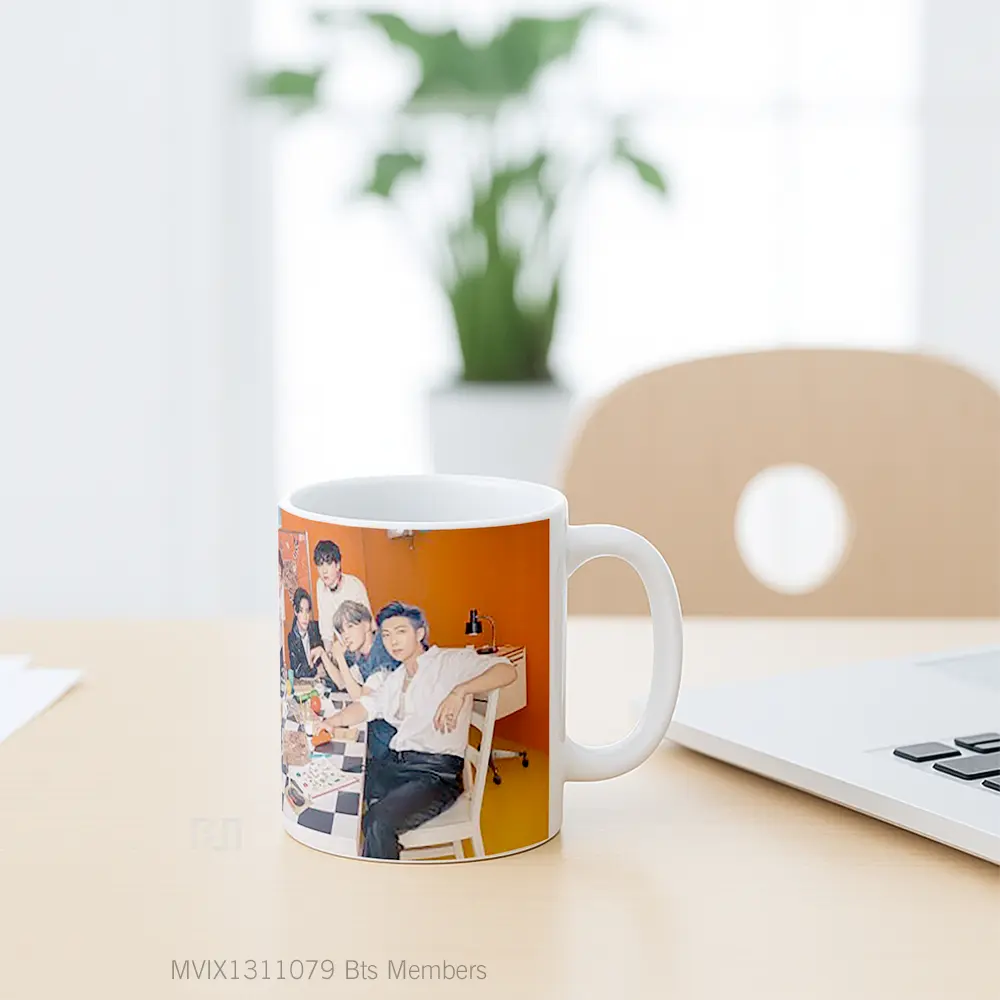 Mug Bts Members Gelas Keramik Unik - All-side / Desain