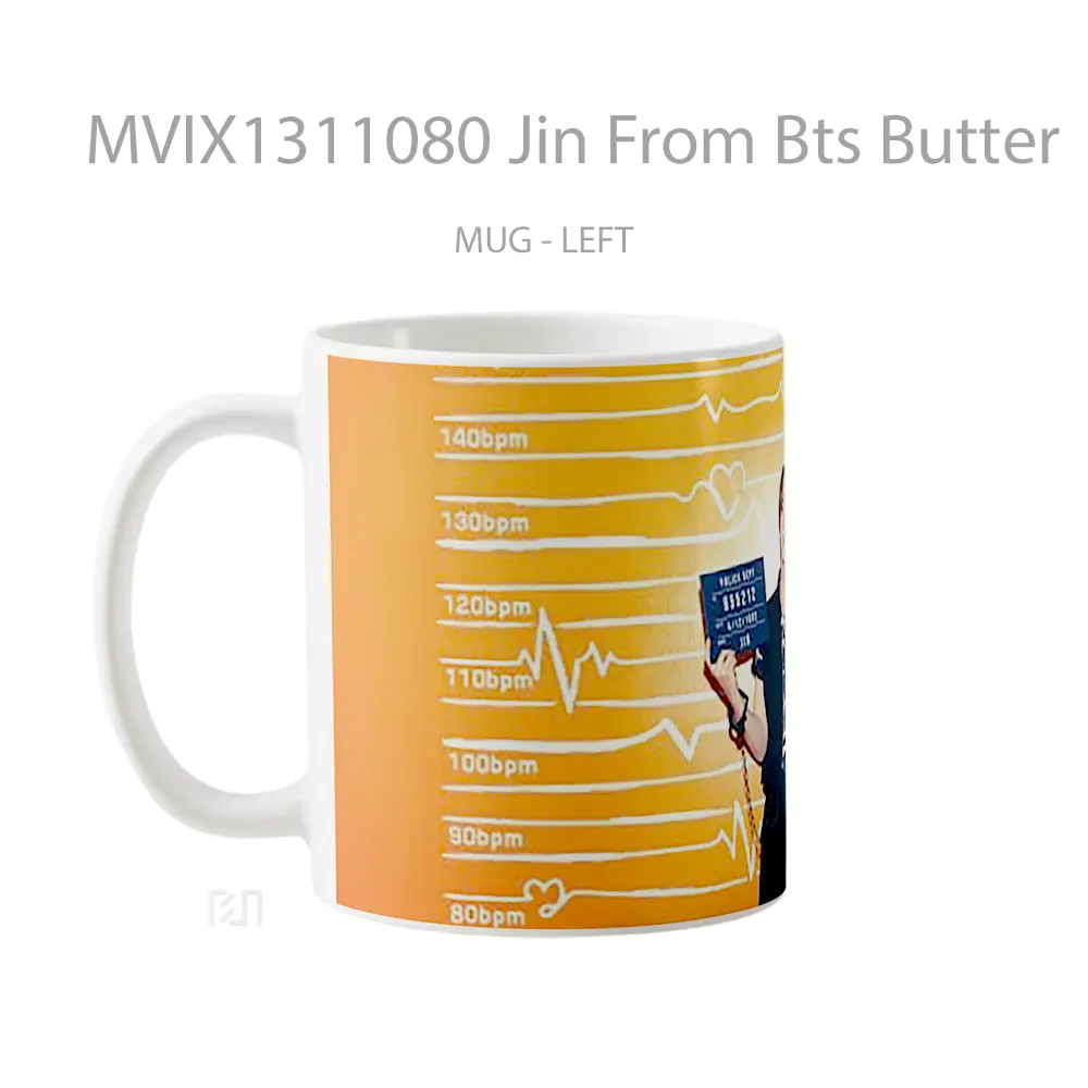 Mug Jin From Bts Butter Gelas Keramik Unik - All-side / Desain