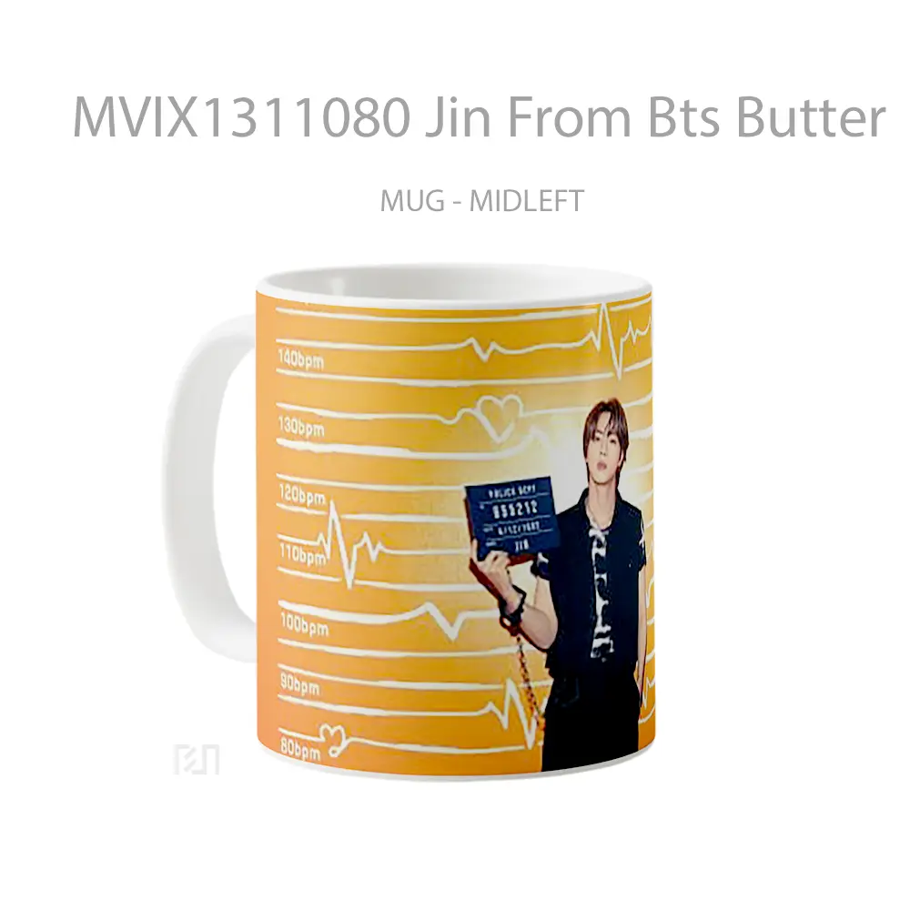 Mug Jin From Bts Butter Gelas Keramik Unik - All-side / Desain