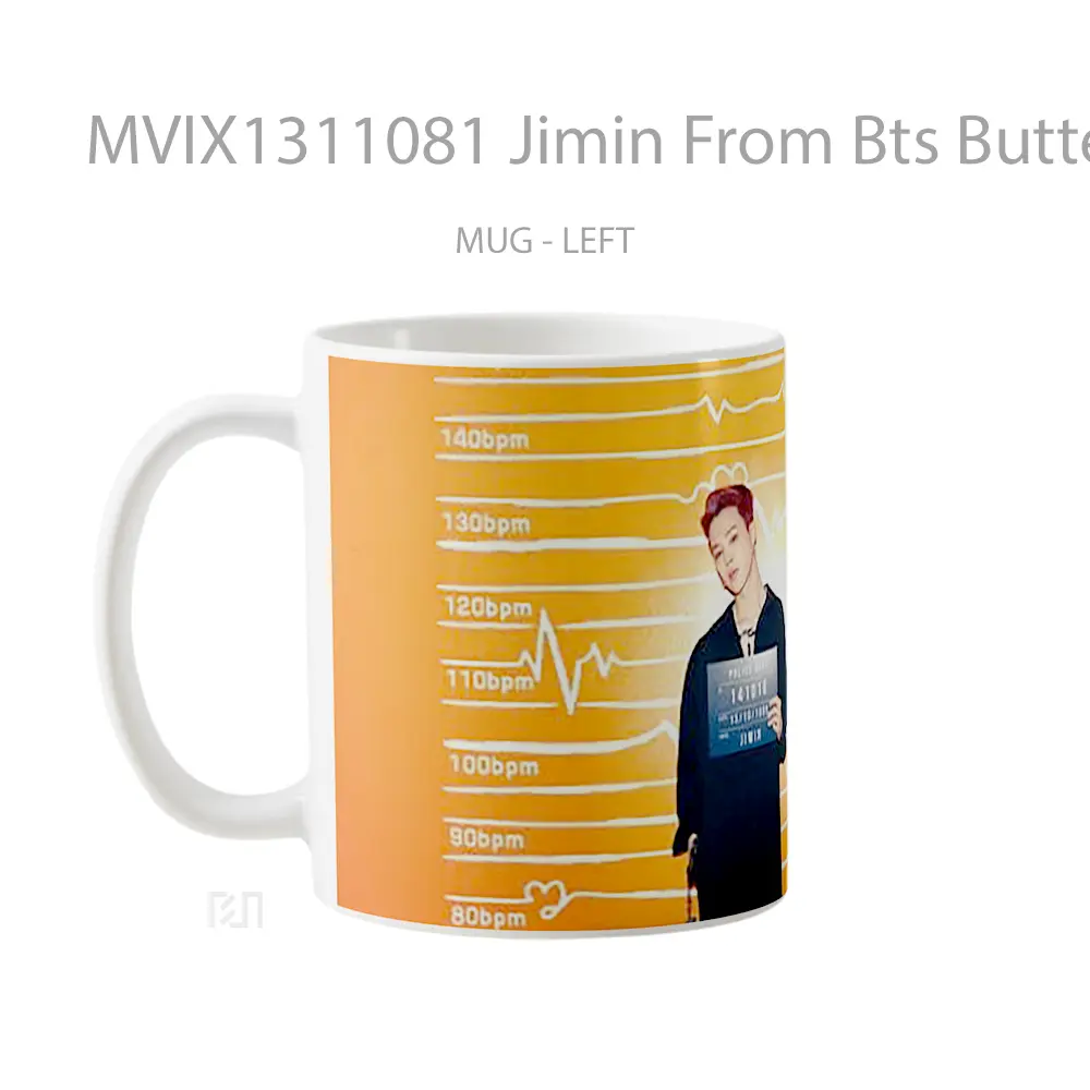 Mug Jimin From Bts Butter Gelas Keramik Unik - All-side / Desain