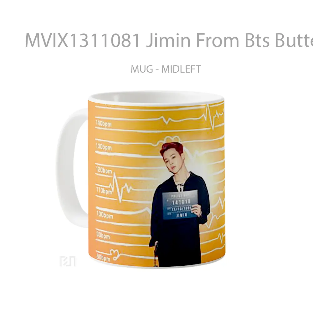 Mug Jimin From Bts Butter Gelas Keramik Unik - All-side / Desain