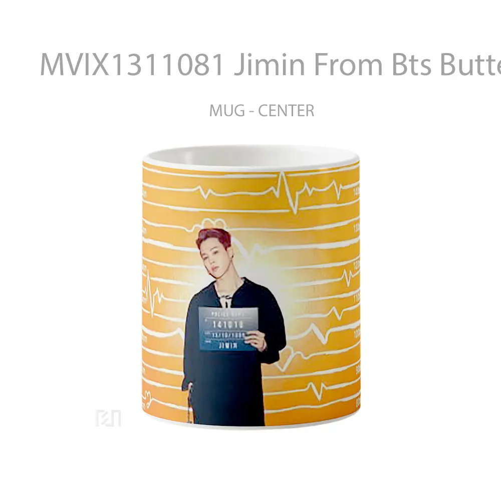 Mug Jimin From Bts Butter Gelas Keramik Unik