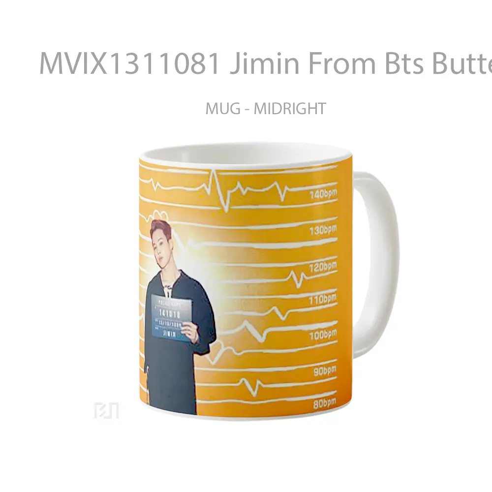 Mug Jimin From Bts Butter Gelas Keramik Unik - All-side / Desain