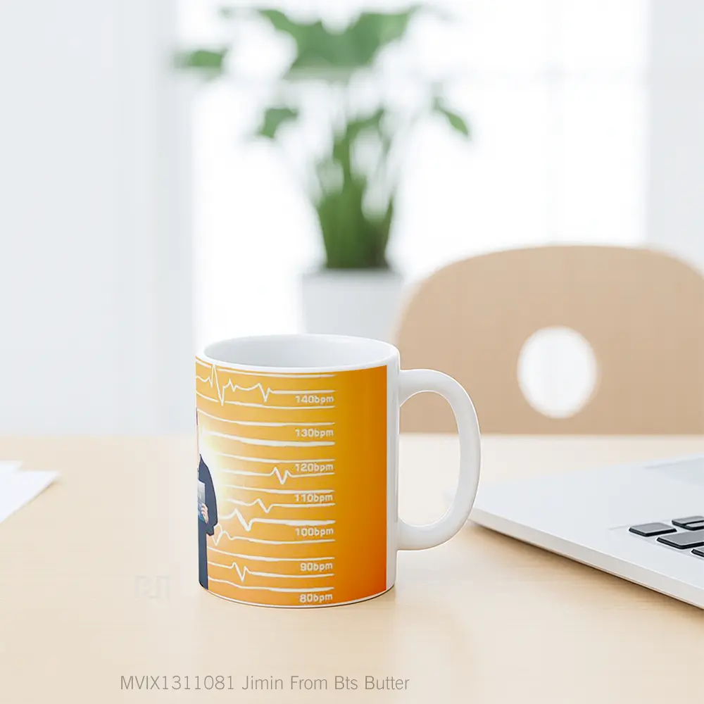 Mug Jimin From Bts Butter Gelas Keramik Unik - All-side / Desain