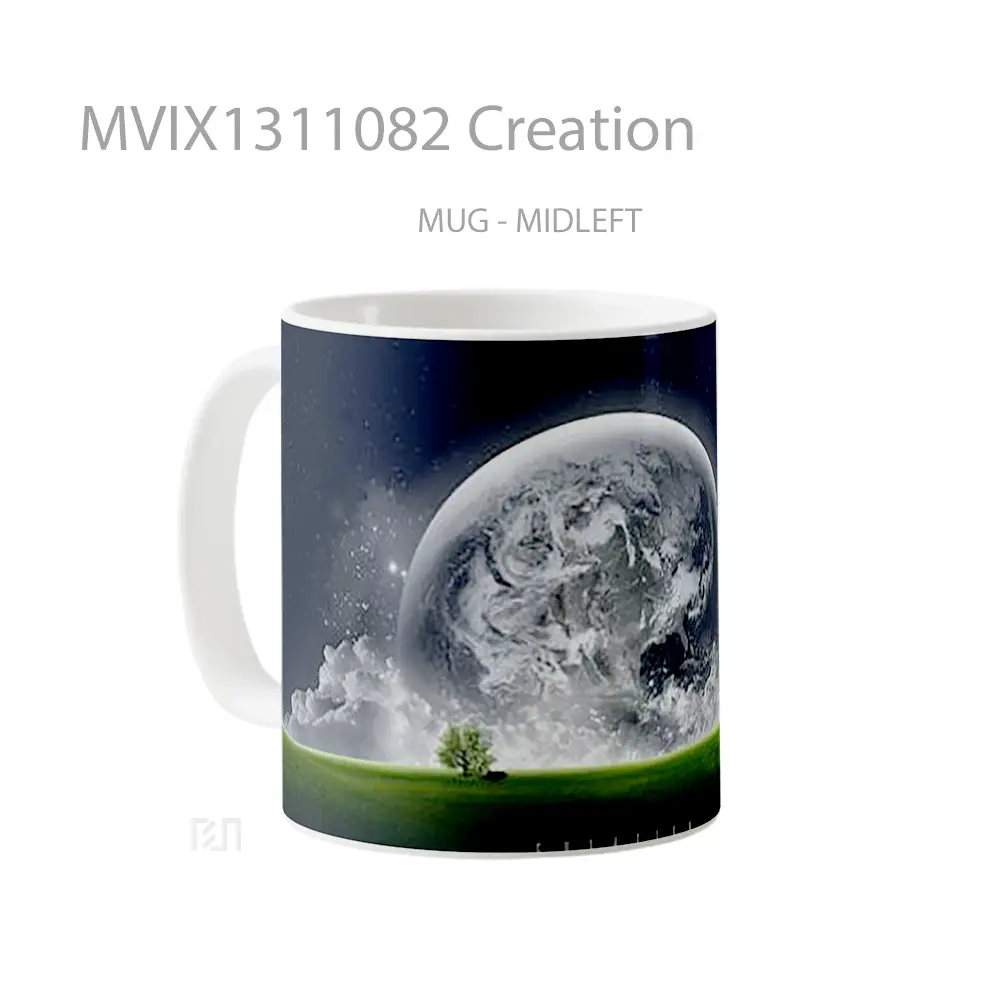 Mug Creation Gelas Keramik Unik - All-side / Desain