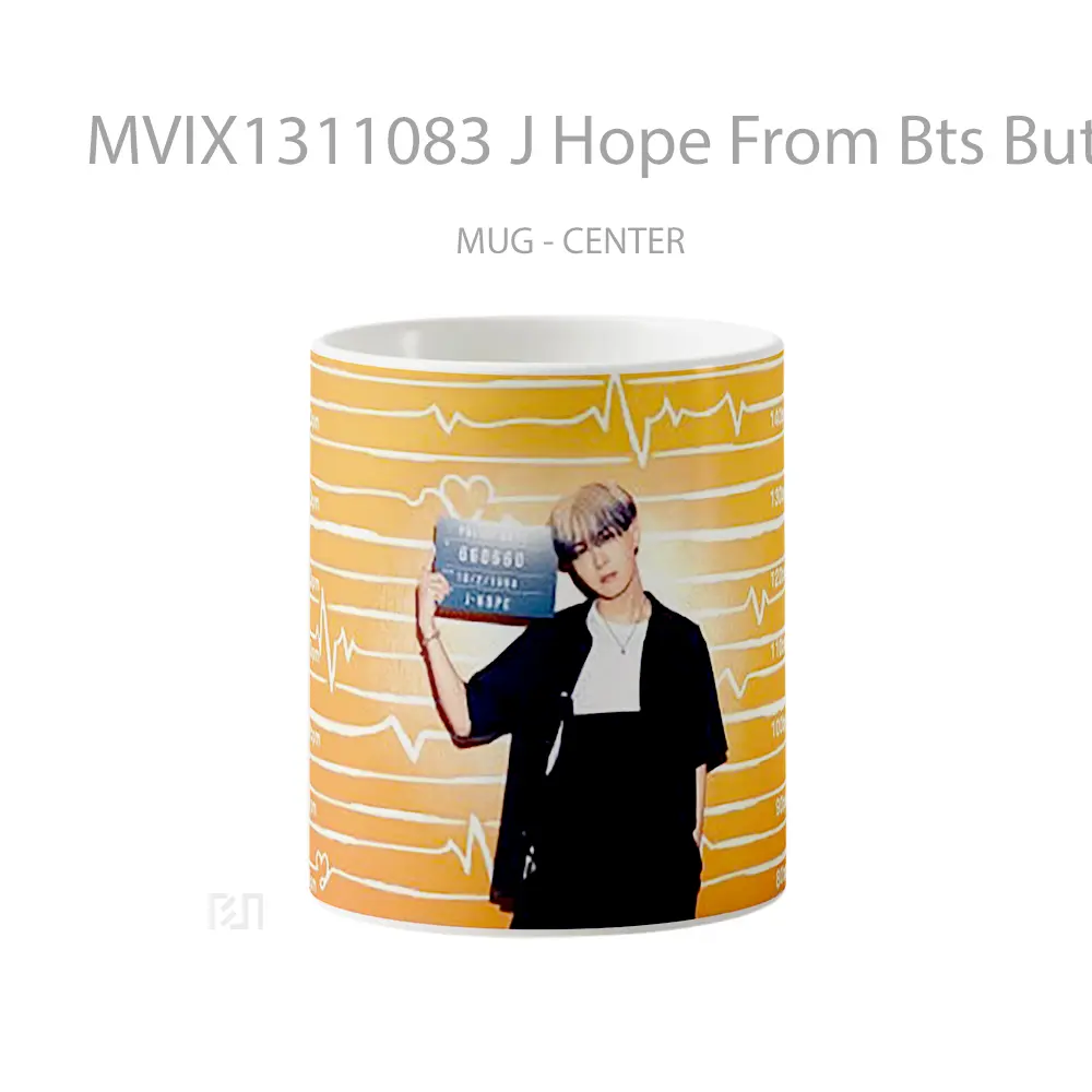 Mug J Hope From Bts Butter Gelas Keramik Unik