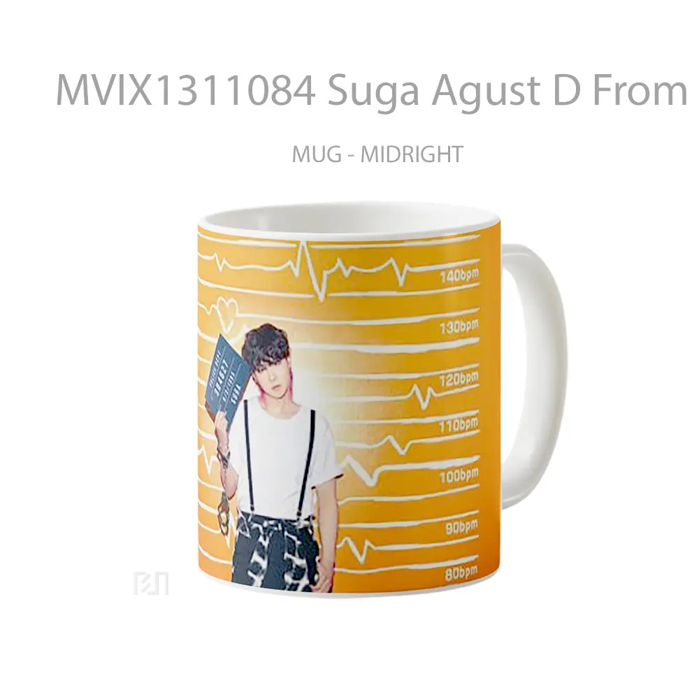 Mug Suga Agust D From Bts Butter Gelas Keramik Unik - All-side / Desain