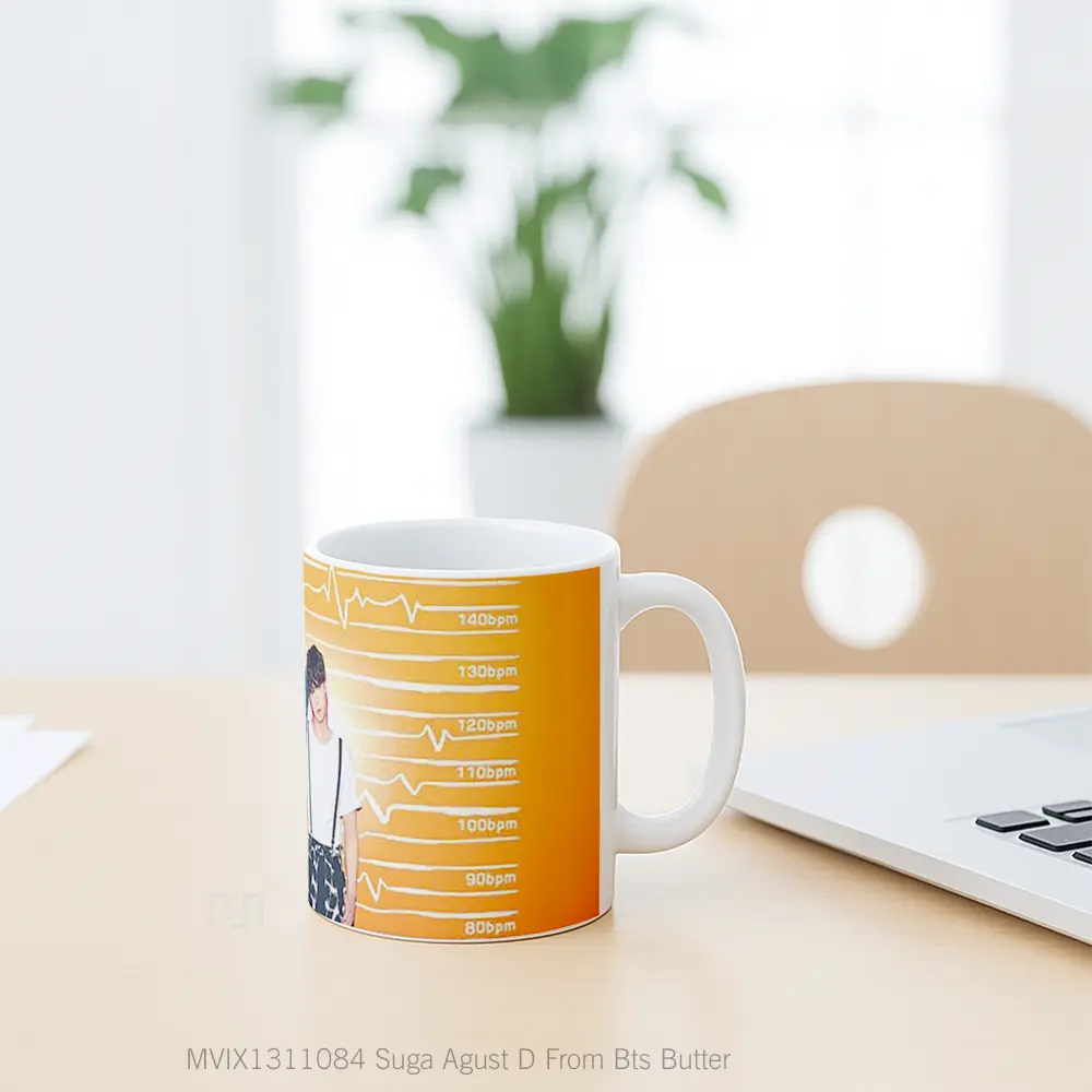 Mug Suga Agust D From Bts Butter Gelas Keramik Unik - All-side / Desain
