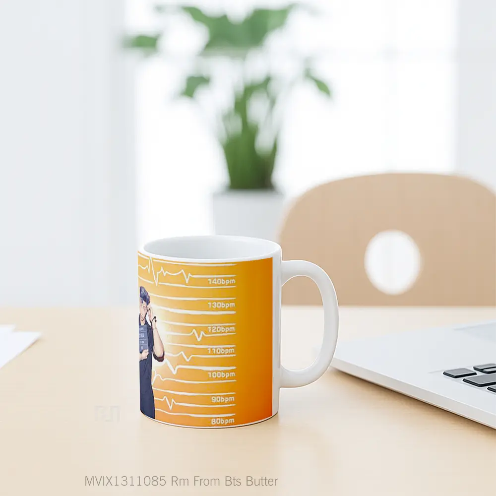 Mug Rm From Bts Butter Gelas Keramik Unik - All-side / Desain
