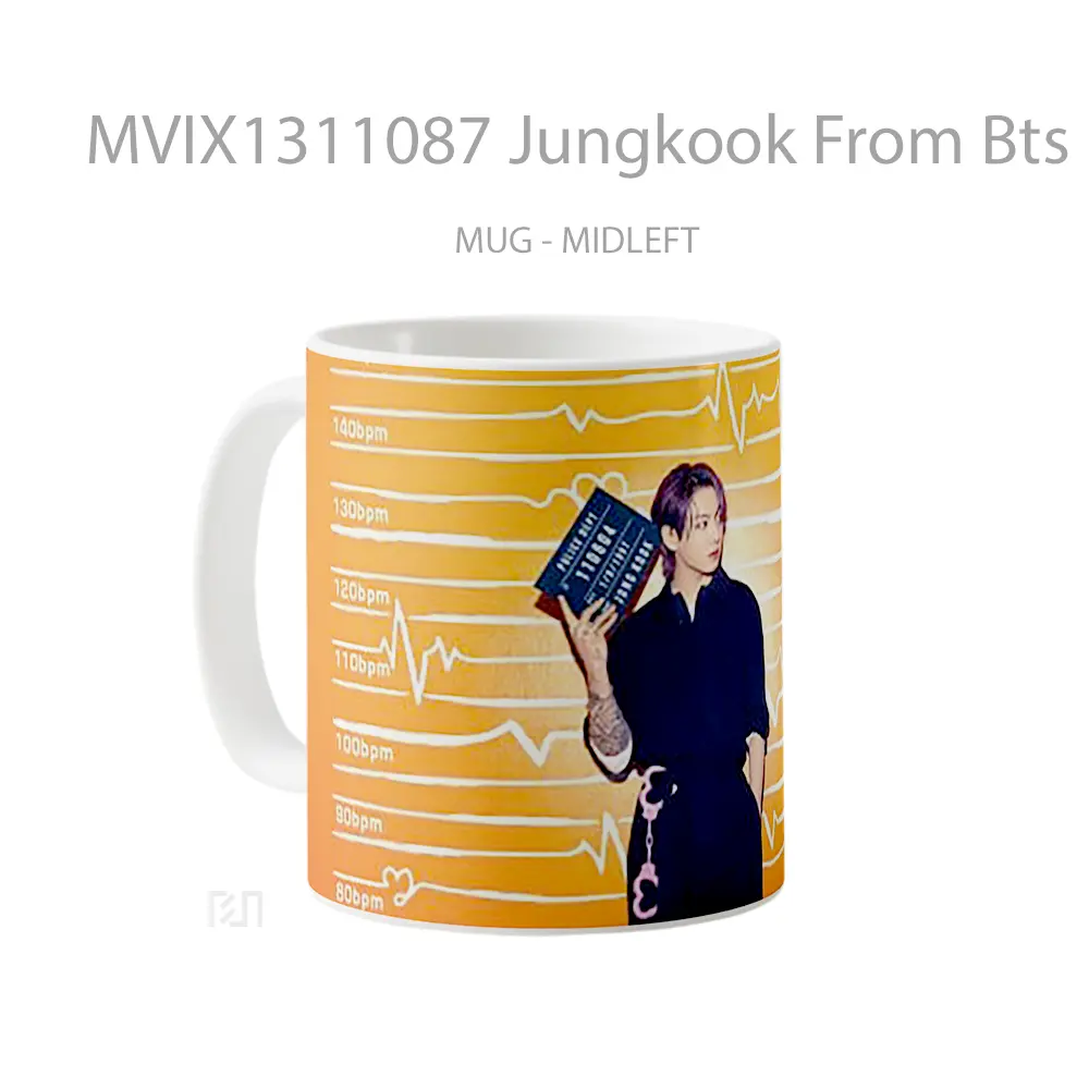 Mug Jungkook From Bts Butter Gelas Keramik Unik - All-side / Desain
