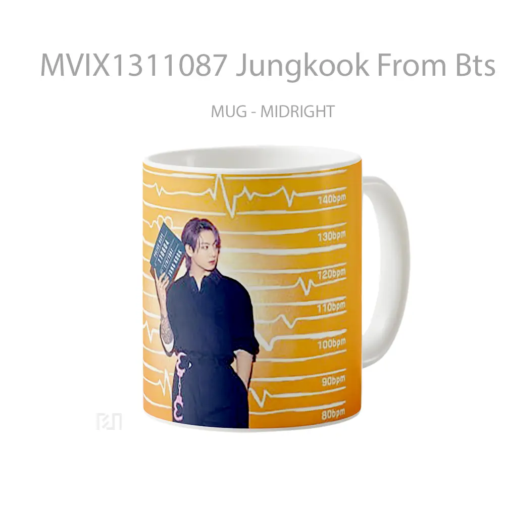 Mug Jungkook From Bts Butter Gelas Keramik Unik - All-side / Desain