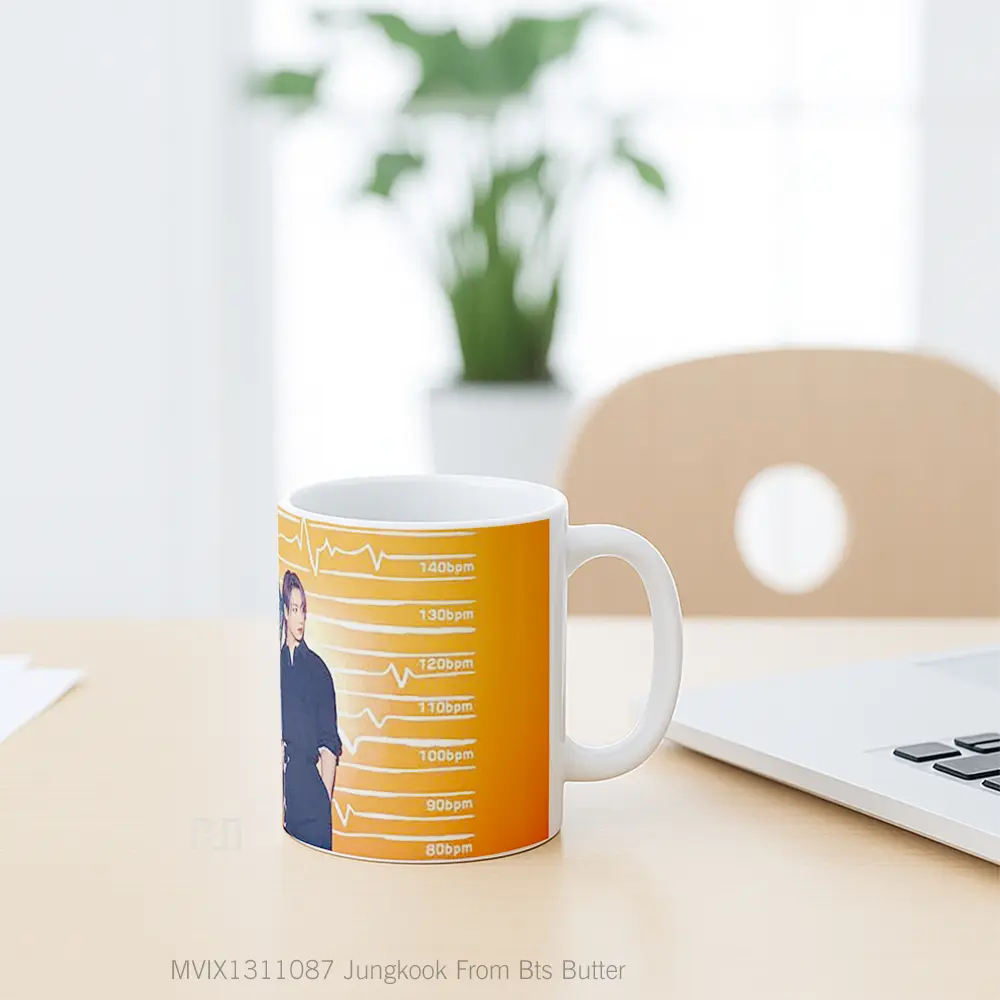 Mug Jungkook From Bts Butter Gelas Keramik Unik - All-side / Desain