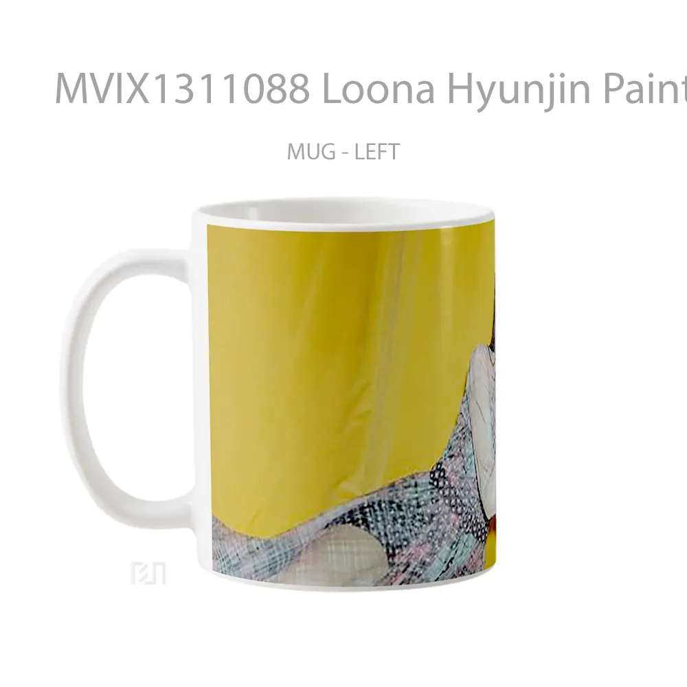 Mug Loona Hyunjin Paint The Town Gelas Keramik Unik - All-side / Desain