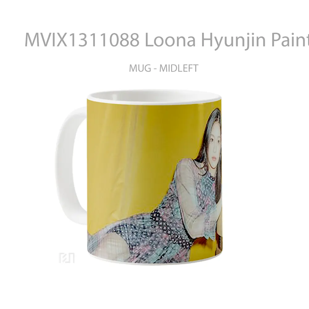 Mug Loona Hyunjin Paint The Town Gelas Keramik Unik - All-side / Desain