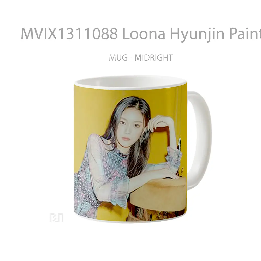 Mug Loona Hyunjin Paint The Town Gelas Keramik Unik - All-side / Desain