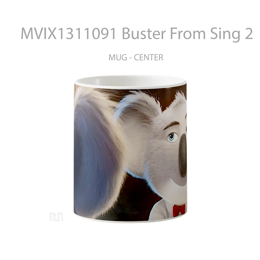 Mug Buster From Sing 2 Gelas Keramik Unik
