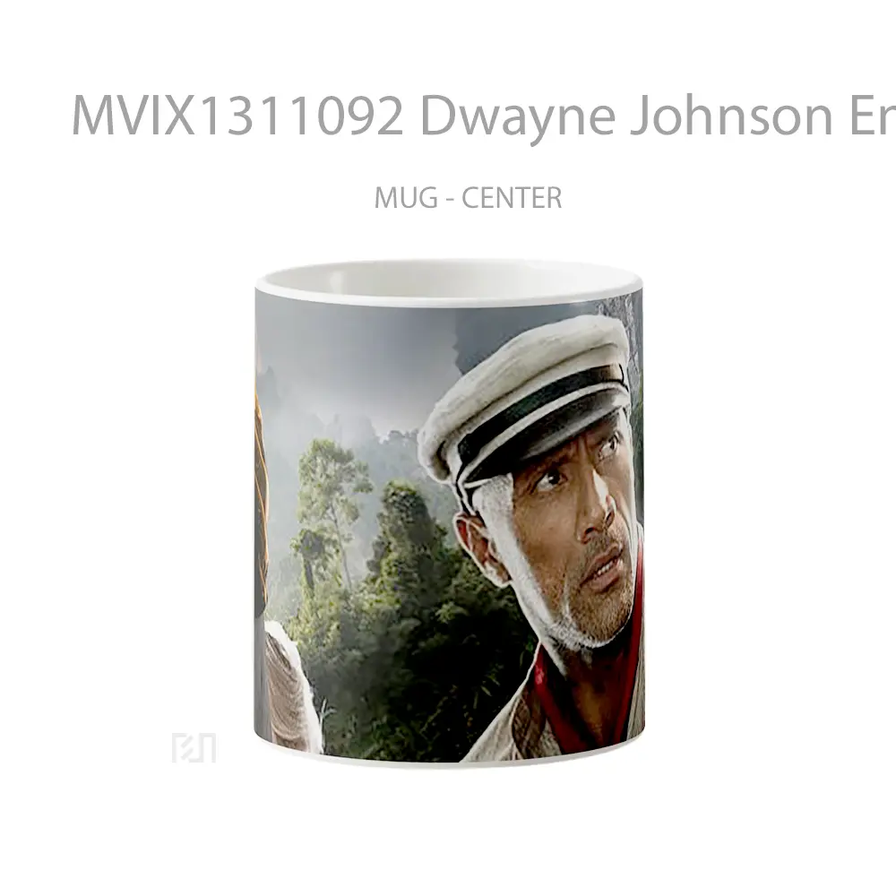 Mug Dwayne Johnson En Jungle Cruise Gelas Keramik Unik