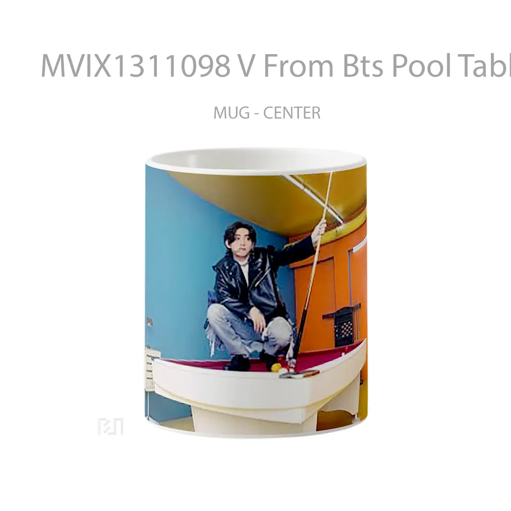Mug V From Bts Pool Table Gelas Keramik Unik