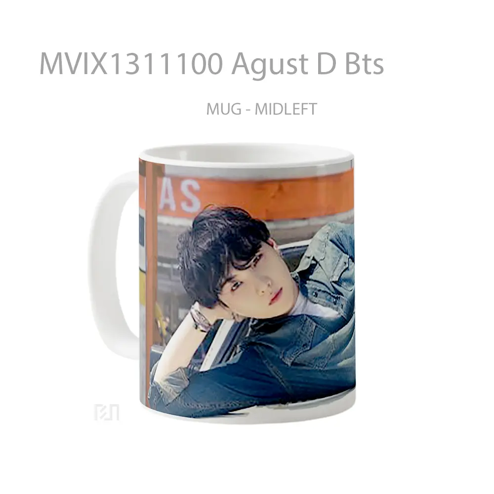 Mug Agust D Bts Gelas Keramik Unik - All-side / Desain