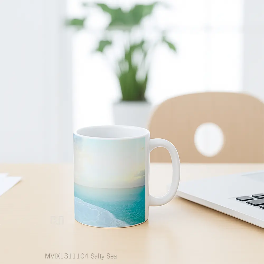 Mug Salty Sea Gelas Pemandangan Alam - All-side / Desain
