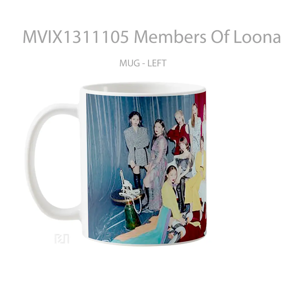 Mug Members Of Loona Paint The Town Gelas Keramik Unik - All-side / Desain