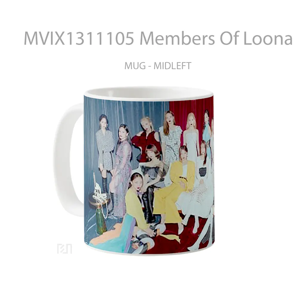 Mug Members Of Loona Paint The Town Gelas Keramik Unik - All-side / Desain