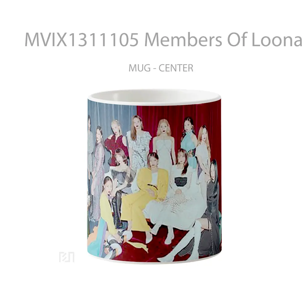 Mug Members Of Loona Paint The Town Gelas Keramik Unik