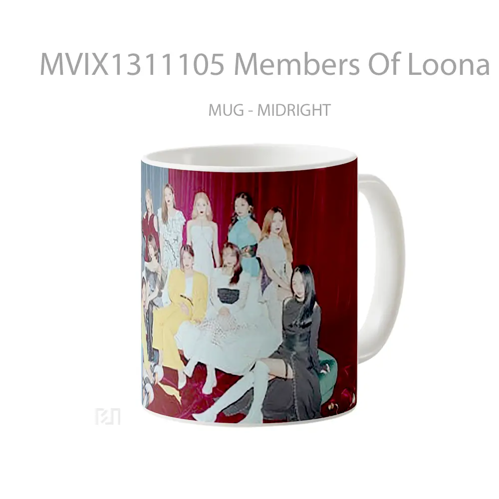 Mug Members Of Loona Paint The Town Gelas Keramik Unik - All-side / Desain