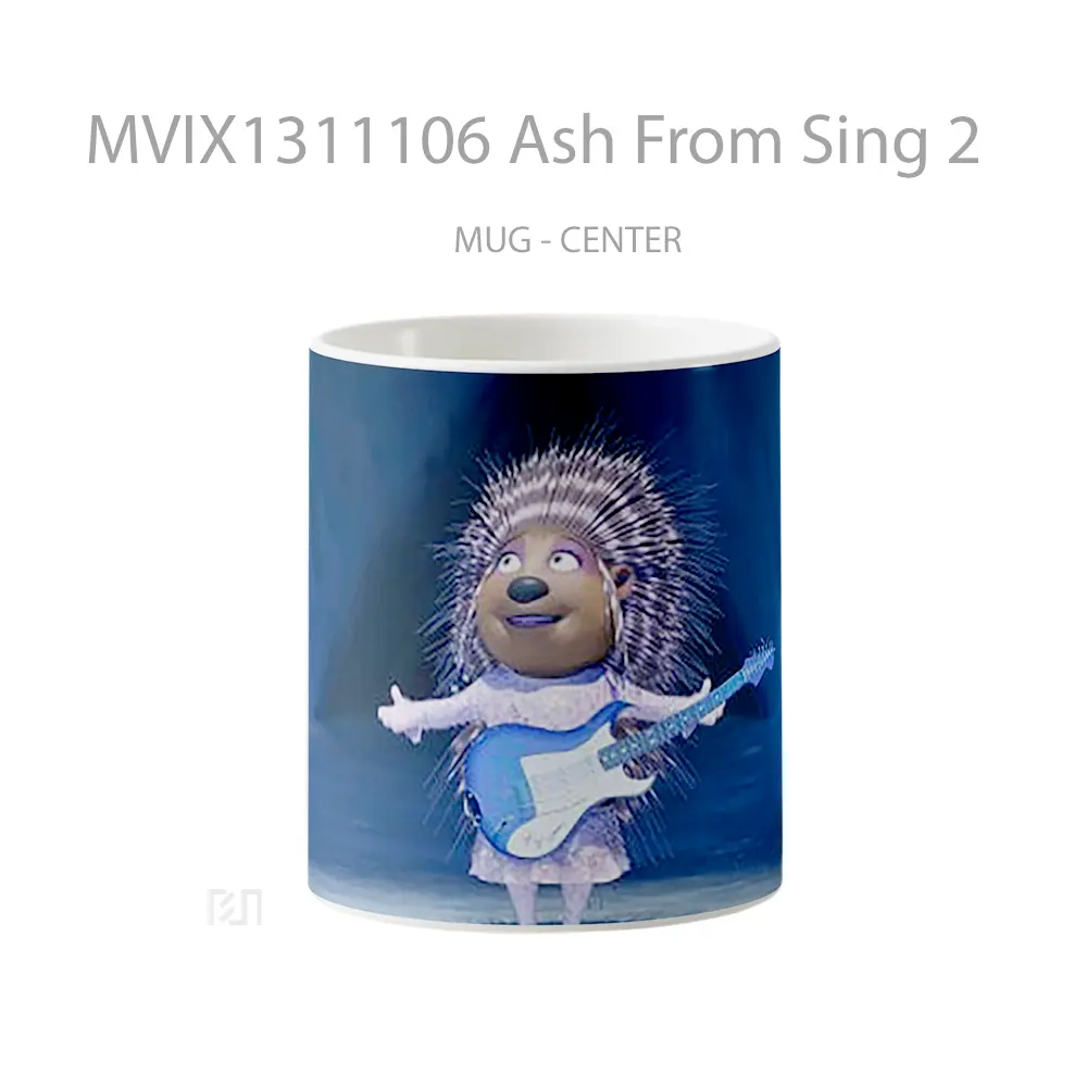 Mug Ash From Sing 2 Gelas Keramik Unik