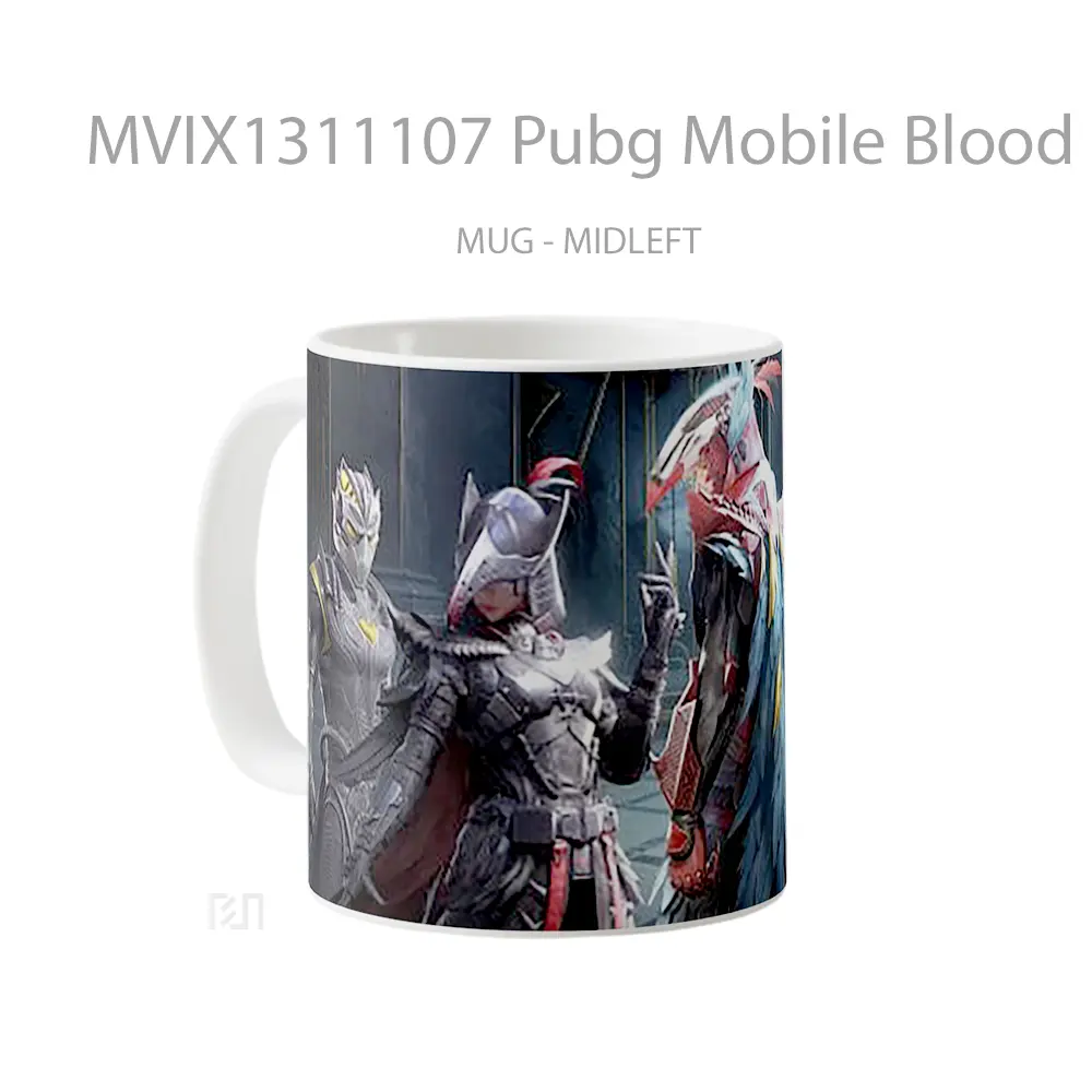 Mug Pubg Mobile Blood Raven X Suit Set Outfit Cangkir Gamer - All-side / Desain