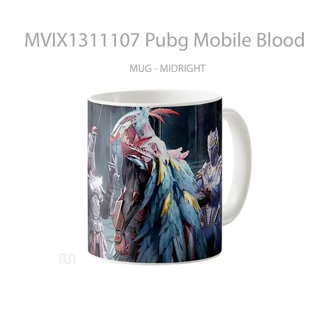 Mug Pubg Mobile Blood Raven X Suit Set Outfit Cangkir Gamer - All-side / Desain