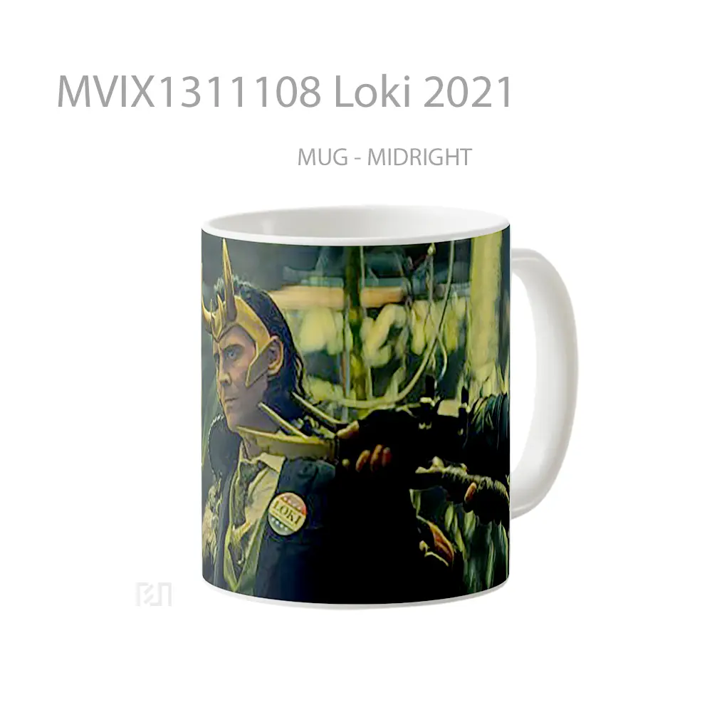 Mug Loki 2021 Gelas Superhero - All-side / Desain