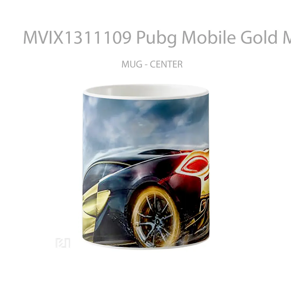 Mug Pubg Mobile Gold Mclaren Sports Car Cangkir Gamer